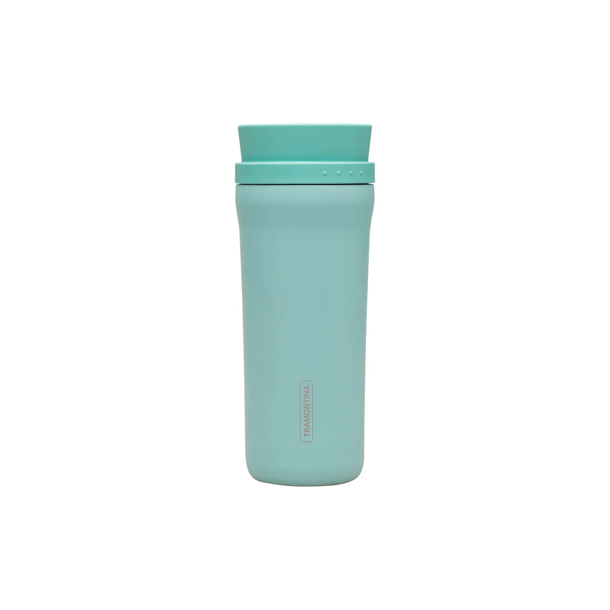 Copo Térmico Tramontina 460 ml Verde em Aço Inox com Bocal 360°