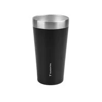 Copo Térmico Tramontina Exata em Aço Inox Preto sem Tampa 420 ml