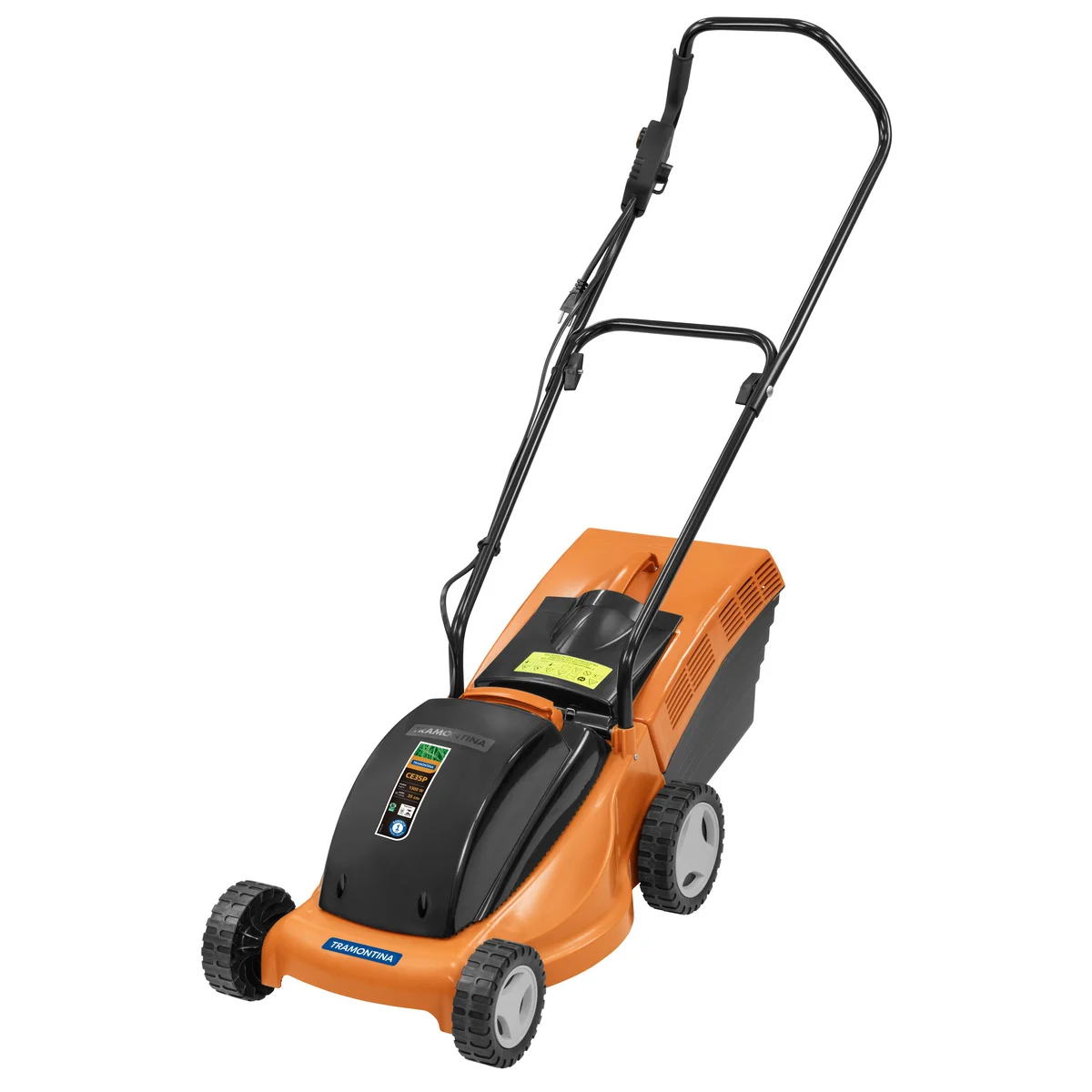 Cortador de Grama Elétrico Tramontina CE35P com Diâmetro de Corte de 350 mm Coletor Rígido e Chassi de Plástico 1300 W 220 V