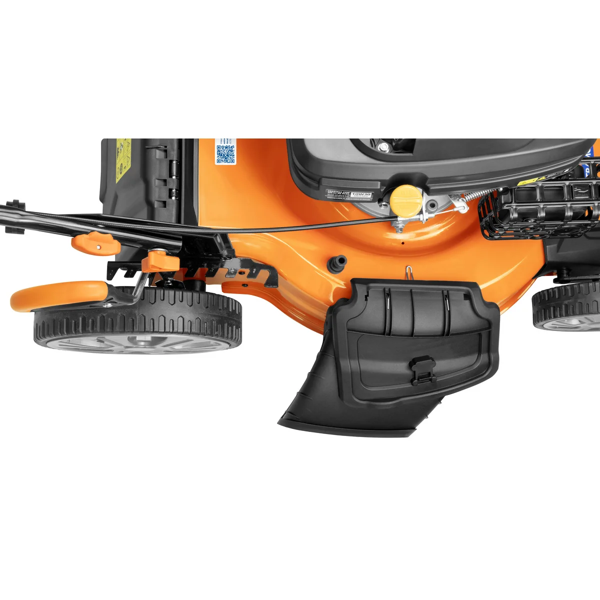 Cortador de Grama a Gasolina Tramontina CCT53M com Diâmetro de Corte de 530 mm Motor 196 cc com Sistema de Tração Chassi Metálico e Recolhedor Rígido