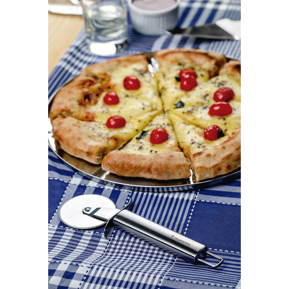 Cortador de Pizza Tramontina Marffim em Aço Inox
