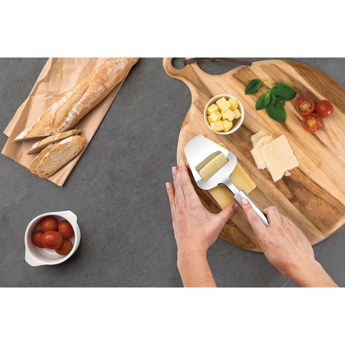Cortador de Queijo Tramontina Marffim em Aço Inox