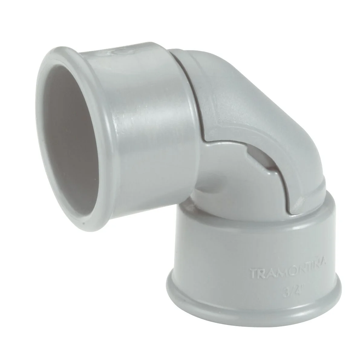 Cotovelo 90° com Janela para Inspeção 1" Tramontina Cinza