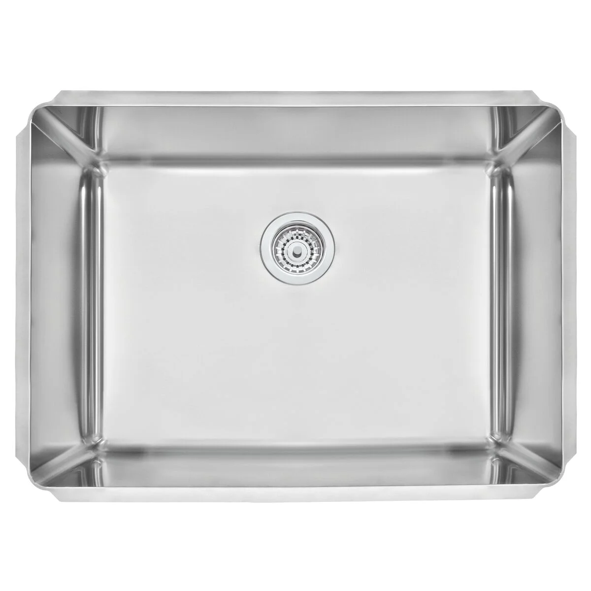 Cuba Profissional de embutir Tramontina Dritta Pro em Aço Inox com Acabamento Acetinado 70x50 cm