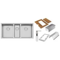 Cuba Tramontina Design Collection Quadrum 2.5C 34 em Aço Inox com Acessórios