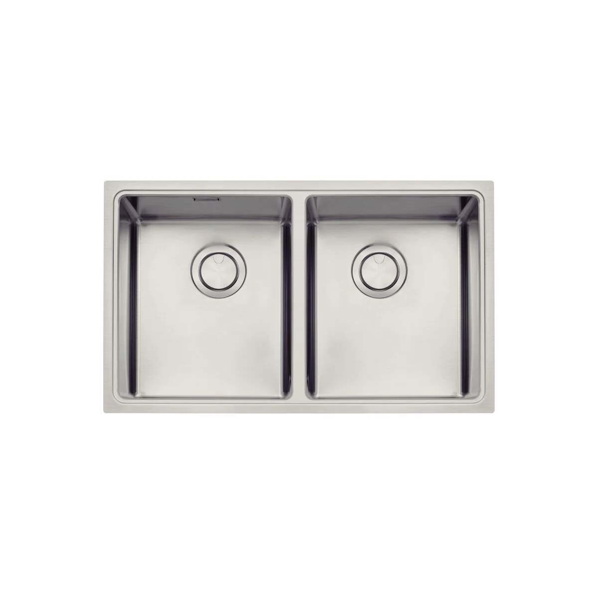 Cuba Tramontina Design Collection Quadrum 2C 34 em Aço Inox com Acabamento Acetinado