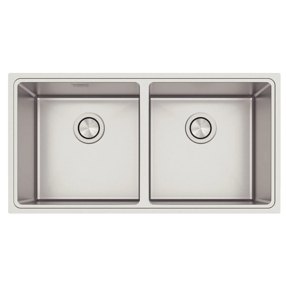 Cuba Tramontina Design Collection Quadrum 2C 40 em Aço Inox com Acabamento Acetinado + Acessórios