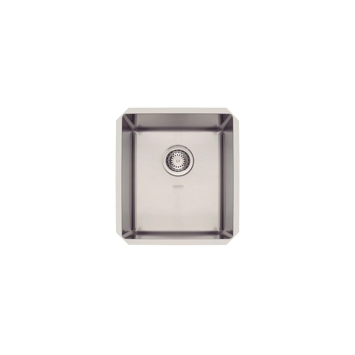 Cuba Tramontina Design Collection Quadrum 34 Undermount em Aço Inox com Acabamento Acetinado 34x40 cm