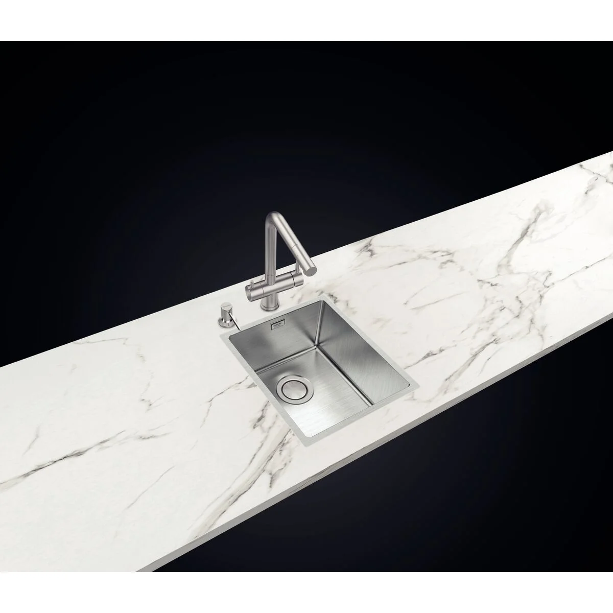 Cuba Tramontina Design Collection Quadrum 34 em Aço Inox com Acabamento Acetinado