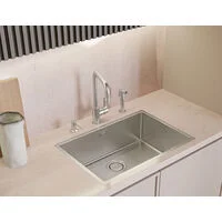 Cuba Tramontina Design Collection Quadrum 60 em Aço Inox com Acabamento Acetinado