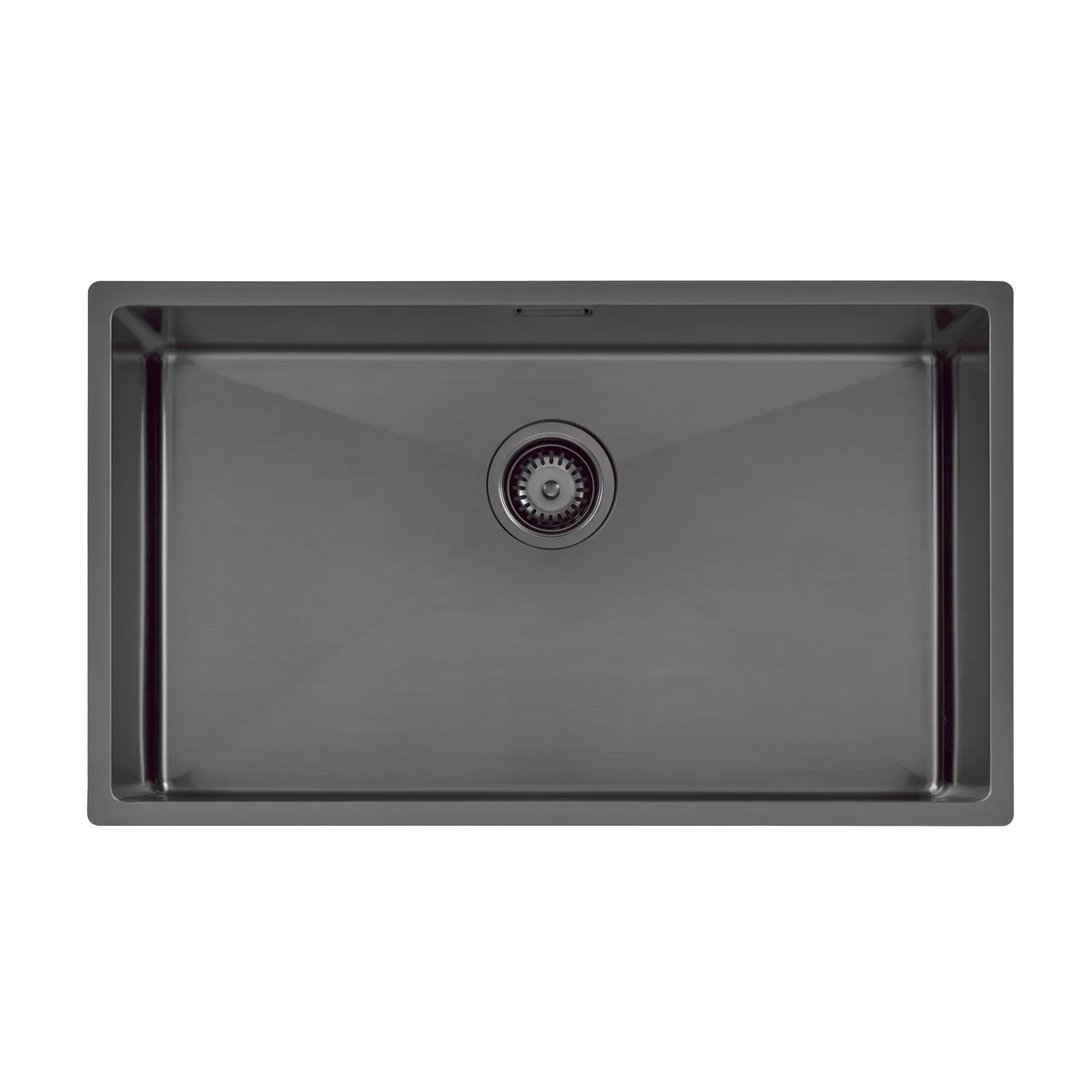 Cuba Tramontina Design Collection Quadrum em Aço Inox com Revestimento PVD Black 70x40 cm