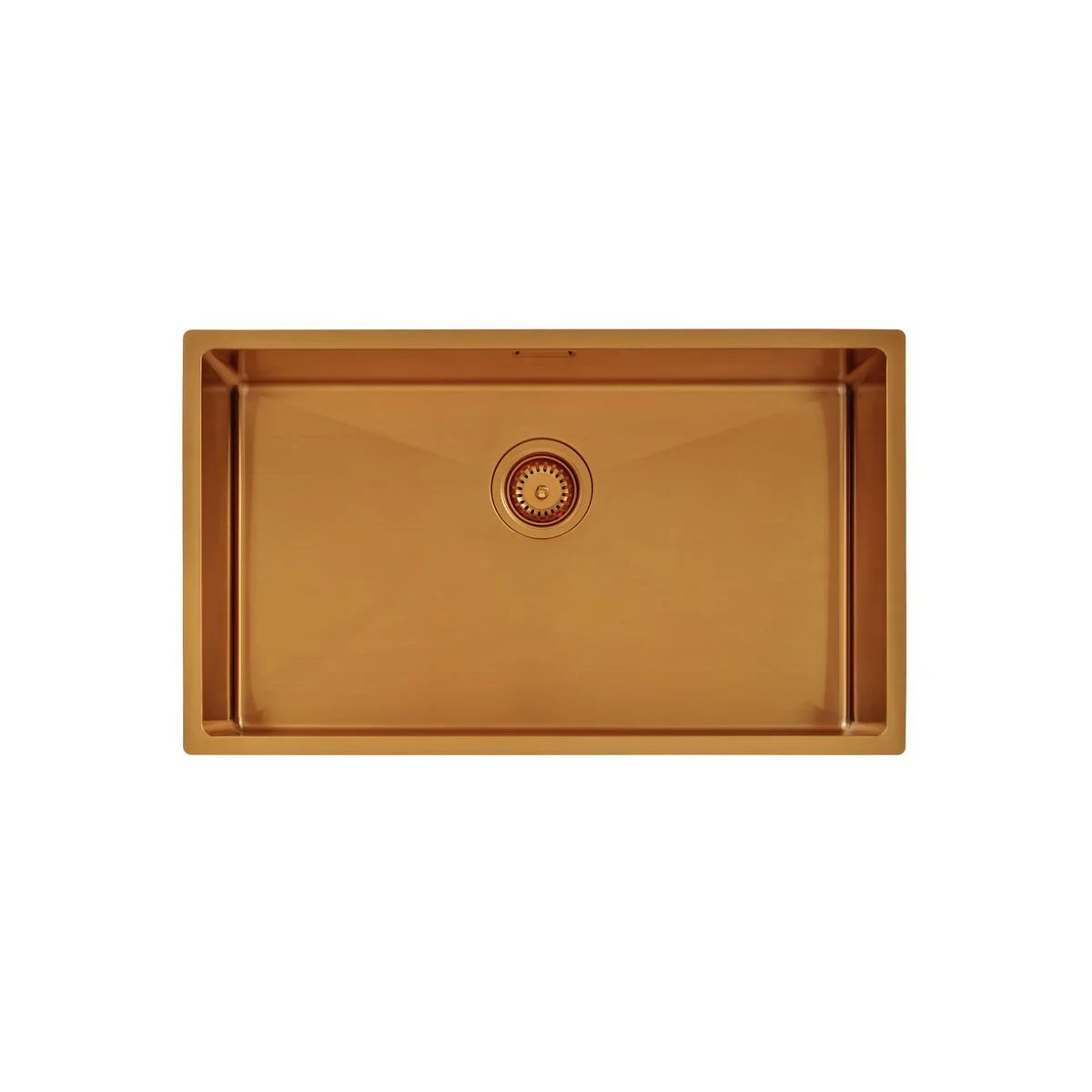 Cuba Tramontina Design Collection Quadrum em Aço Inox com Revestimento PVD Gold 70x40 cm