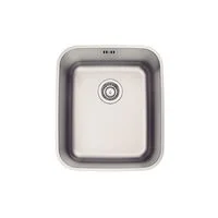 Cuba de Embutir Tramontina Dora 34 BL R6 em Aço Inox Escovado com Válvula e escape 34x40 cm