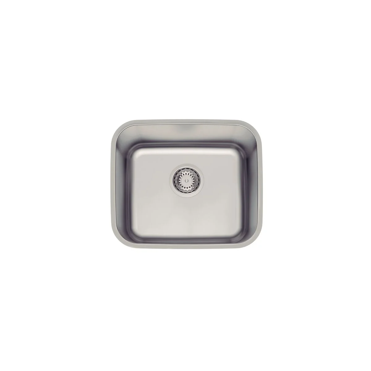 Cuba de Embutir Tramontina Dora 40 BL R6 em Aço Inox escovado com Válvula 4 1/2'''' 40x34 cm