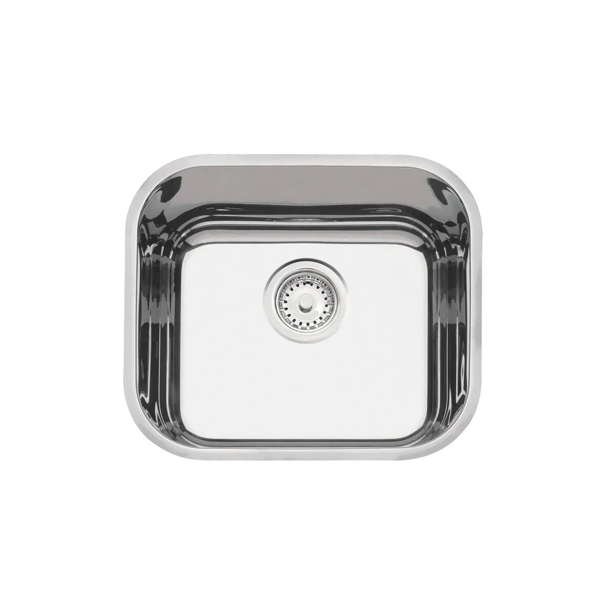 Cuba de Embutir Tramontina Lavínia 40 BL em Aço Inox Polido 40x34 cm