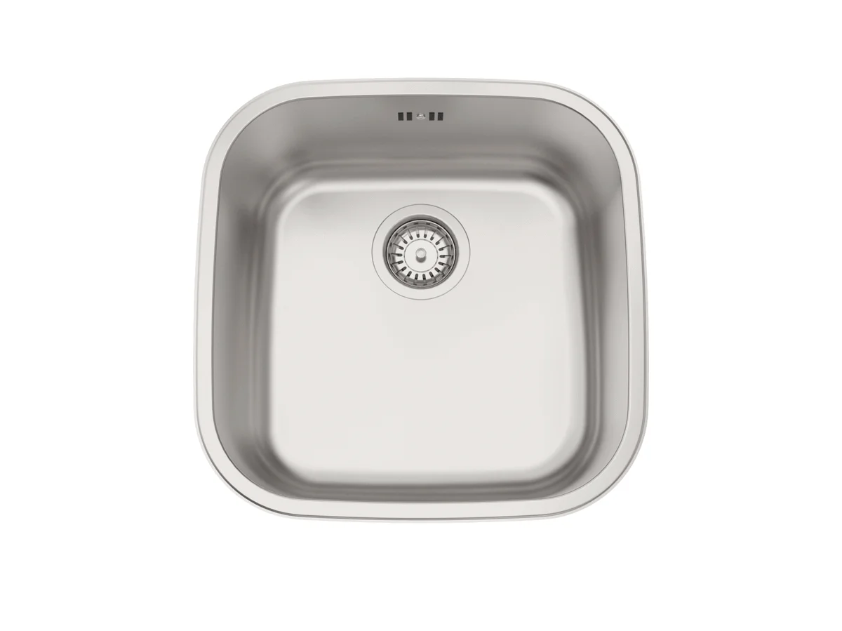 Cuba de Embutir ou Sobrepor Tramontina Aria Maxi 40 BS em Aço Inox Escovado 40x40 cm