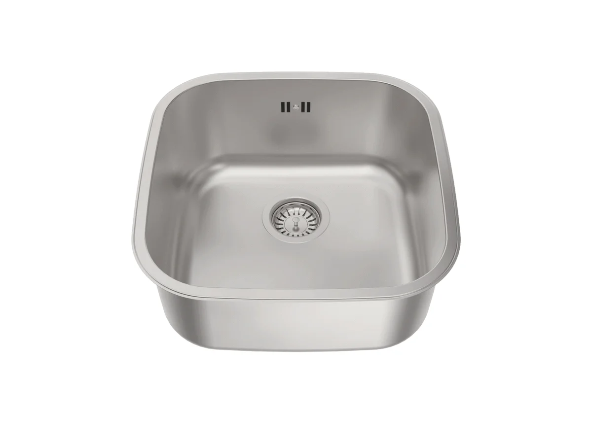 Cuba de Embutir ou Sobrepor Tramontina Aria Maxi 40 BS em Aço Inox Escovado 40x40 cm