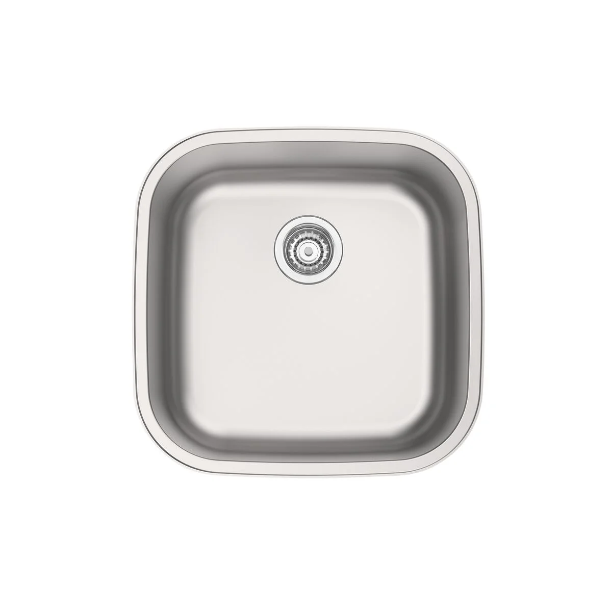 Cuba de Embutir ou Sobrepor Tramontina Tramontina Aria Maxi 40 BS em Aço Inox Escovado 40x40 cm
