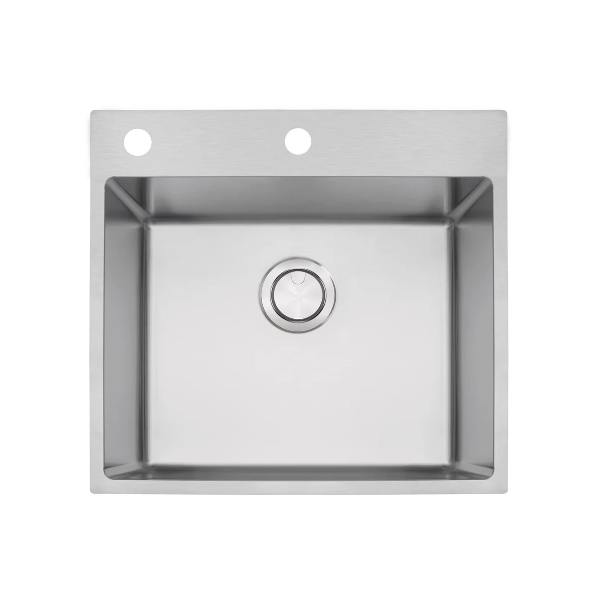 Cuba de Sobrepor Tramontina Design Collection Quadrum Flush em Aço Inox com Acabamento Acetinado 50x40 cm