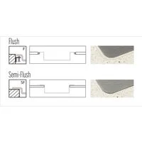 Cuba de Sobrepor Tramontina Design Collection Quadrum Flush em Aço Inox com Acabamento Acetinado 77x51 cm com 2 Cubas