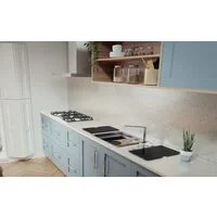 Cuba de Sobrepor Tramontina Design Collection Workstation Quadrum Deep 50 em Aço Inox com acessórios
