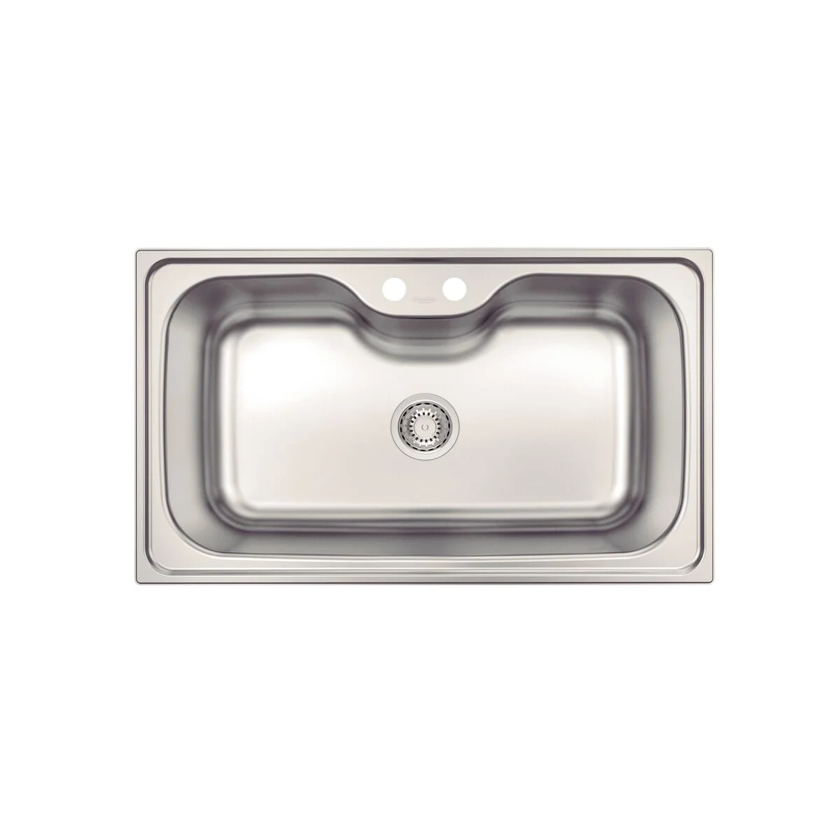 Cuba de Sobrepor Tramontina Morgana Maxi 78 FX em Aço Inox com Acabamento Escovado com Válvula 86x50 cm