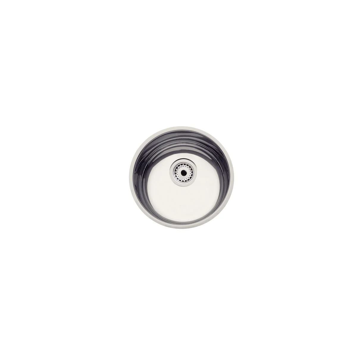 Cuba de embutir Tramontina Basic 30 BL em Aço Inox Natural Ø 30cm