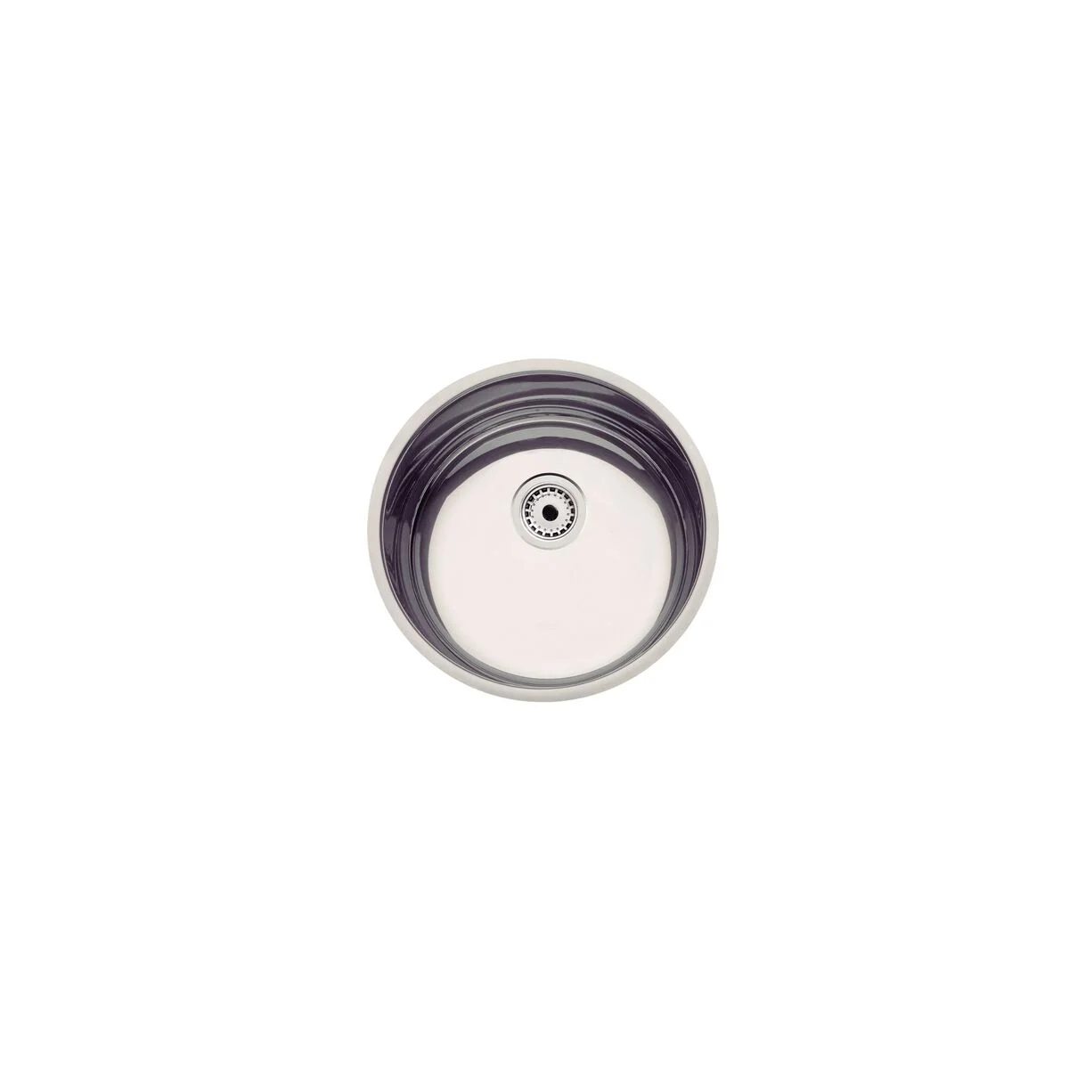 Cuba de embutir Tramontina Basic 38 BL em Aço Inox natural Ø38 cm