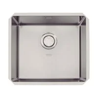 Cuba de embutir Tramontina Design Collection Quadrum Undermount em Aço Inox com Acabamento Acetinado 45 U 49x44cm