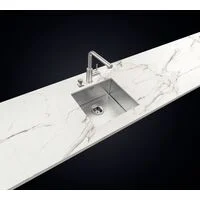 Cuba de embutir Tramontina Design Collection Quadrum Undermount em Aço Inox com Acabamento Acetinado 45 U 49x44cm