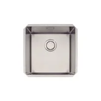 Cuba de embutir Tramontina Design Collection Quadrum Undermount em Aço Inox com Acabamento Acetinado 40 U 44x44cm