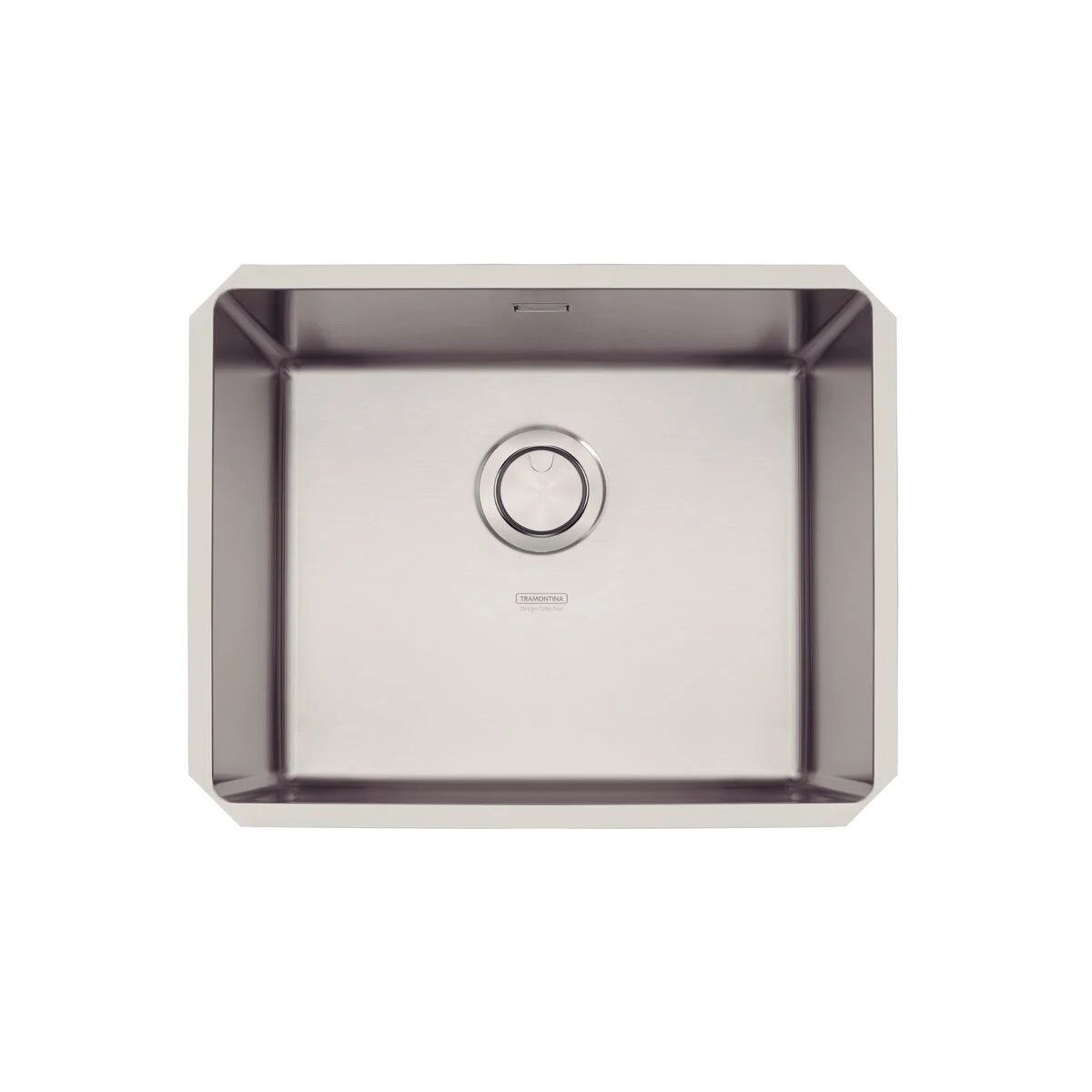 Cuba de embutir Tramontina Design Collection Quadrum Undermount em Aço Inox com Acabamento Acetinado 50 U 50X40cm