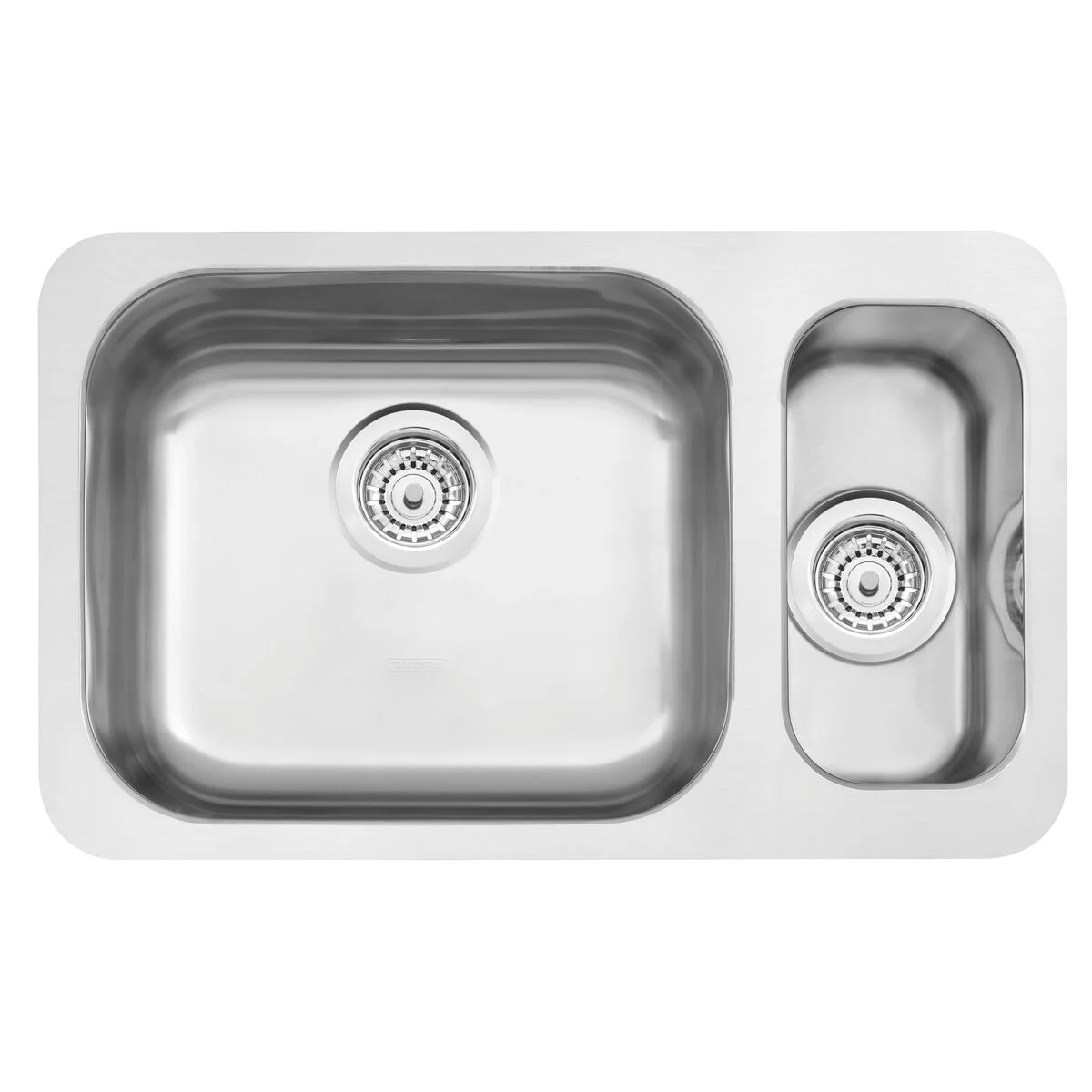 Cuba de embutir Tramontina Isis Plus 1.5C 40 BL em Aço Inox Escovado 58x34 cm