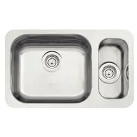 Cuba de embutir Tramontina Isis Plus 1.5C 40 BL em Aço Inox Escovado 58x34 cm
