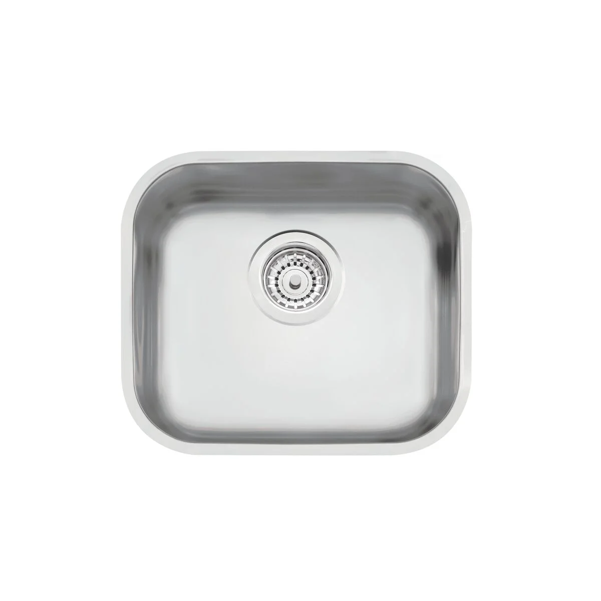 Cuba de embutir Tramontina Lavínia 40 BL em Aço Inox Escovado 40x34 cm com válvula de 4 1/2"