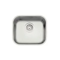 Cuba de embutir Tramontina Lavínia 40 BL em Aço Inox Escovado 40x34 cm com válvula de 4 1/2"