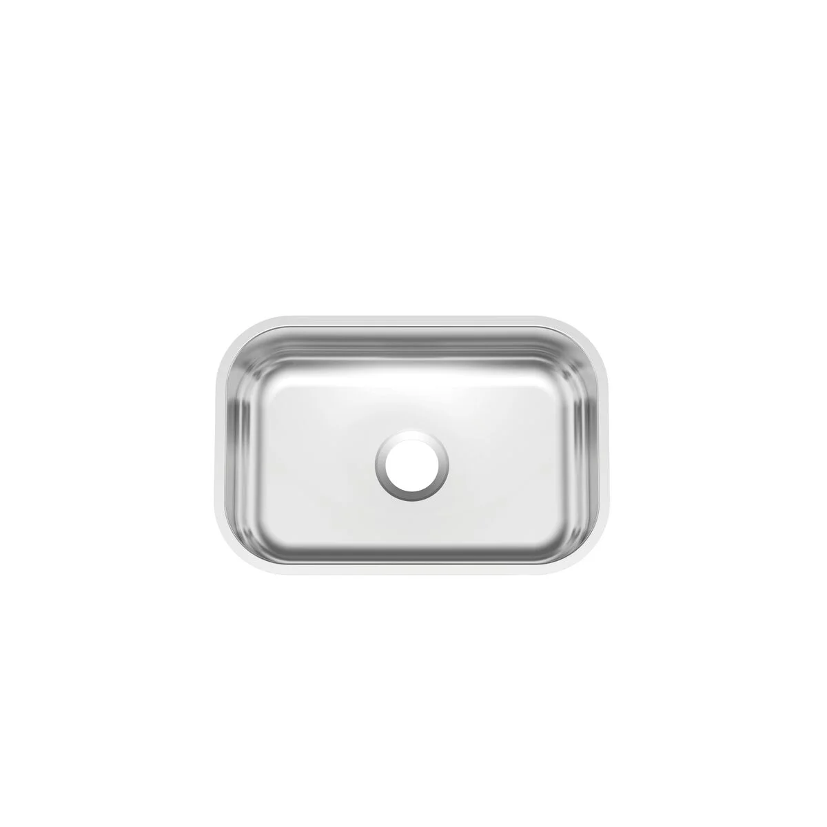 Cuba de embutir Tramontina Lavínia 47 BL em aço inox polido 47x30 cm
