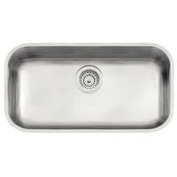 Cuba de embutir Tramontina Lavínia 56 BL em Aço Inox Escovado 56x34 cm com válvula de 4 1/2"