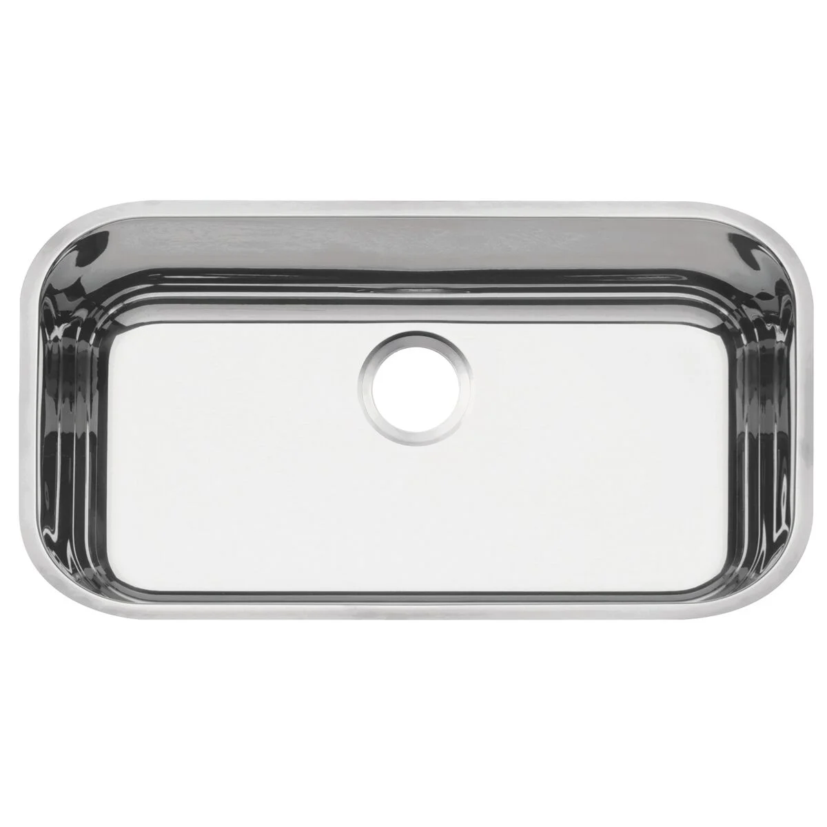 Cuba de embutir Tramontina Lavínia 56 BL em aço inox polido 56x34 cm