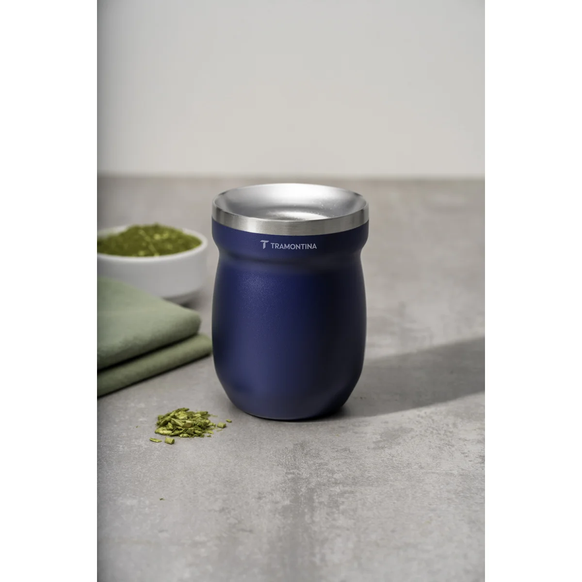 Cuia Térmica Tramontina Azul 240 ml