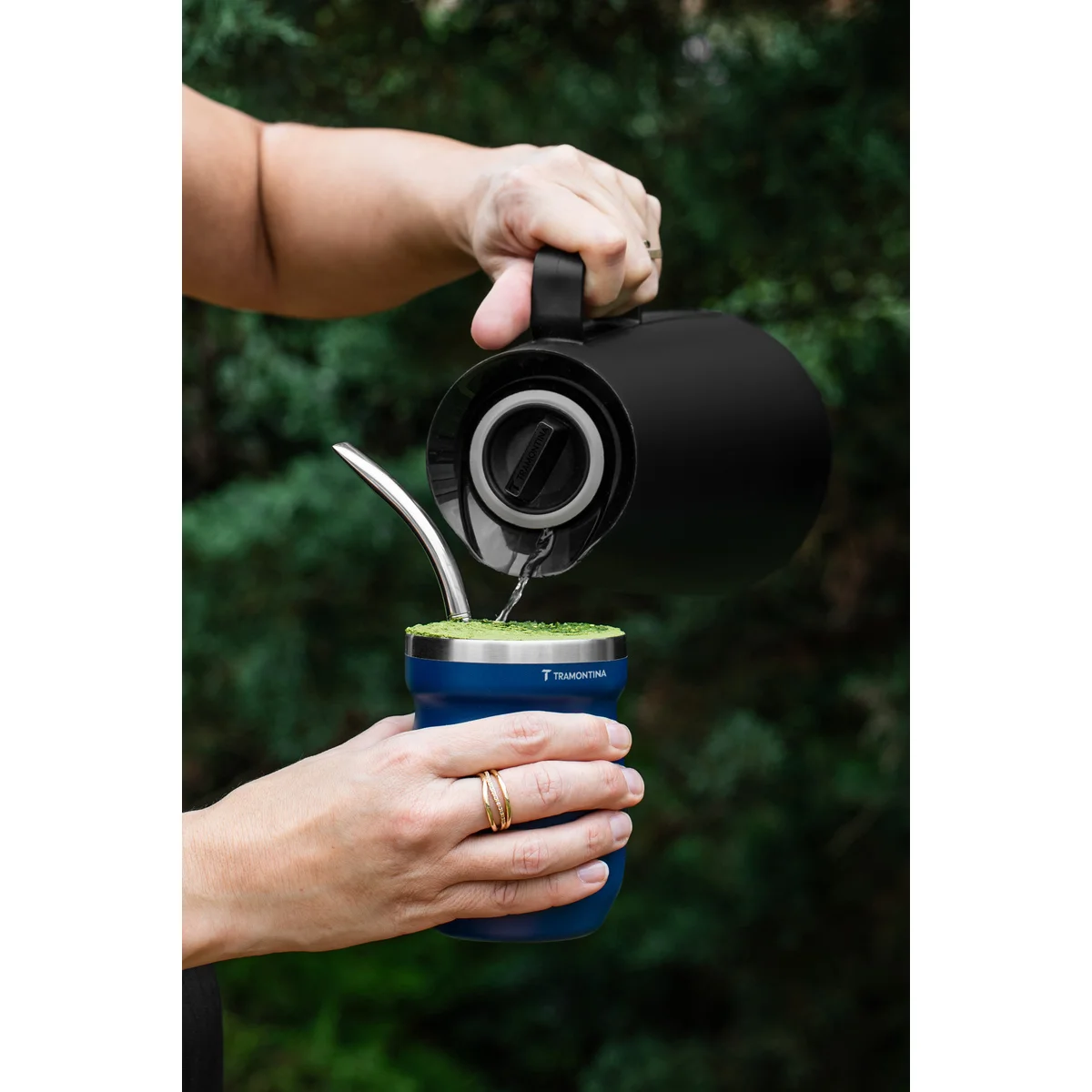 Cuia Térmica Tramontina Azul 240 ml