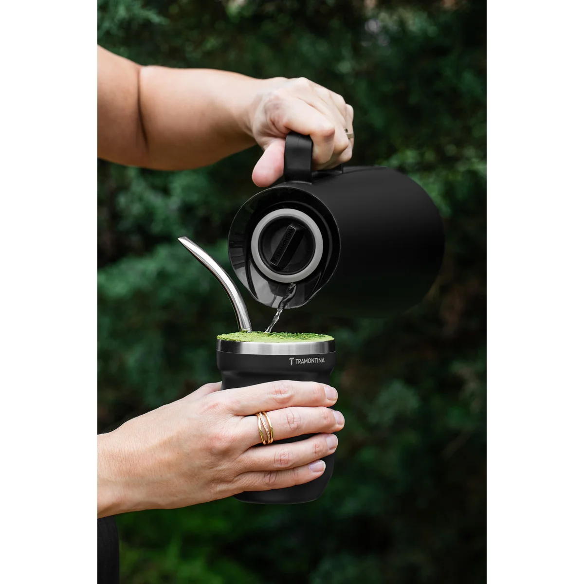 Cuia Térmica Tramontina Preta 240 ml