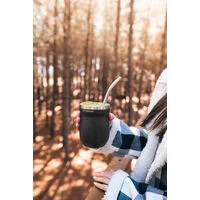 Cuia Térmica Tramontina Preta 240 ml