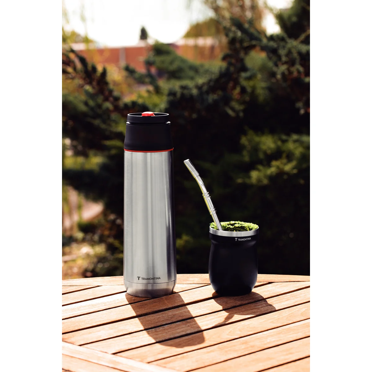 Cuia Térmica Tramontina Preta 240 ml
