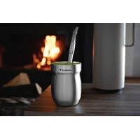 Cuia Térmica Tramontina em Aço Inox 240 ml