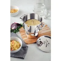 Cuscuzeira Tramontina Brava em Aço Inox com Alças e Tampa 14 cm 2,1 L