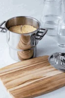 Cuscuzeira Tramontina Brava em Aço Inox com Alças e Tampa 14 cm 2,1 L