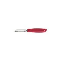 Descascador de Batatas Manual Tramontina Utilità em Aço Inox com Cabo de Polipropileno Vermelho