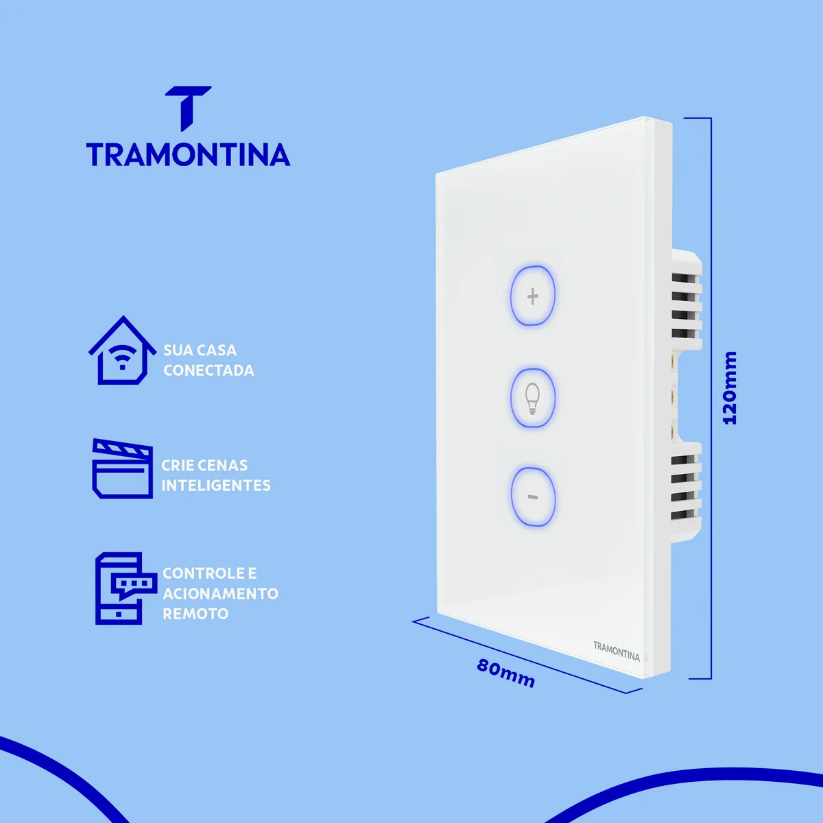 Dimmer Onne Smart Tramontina Branco