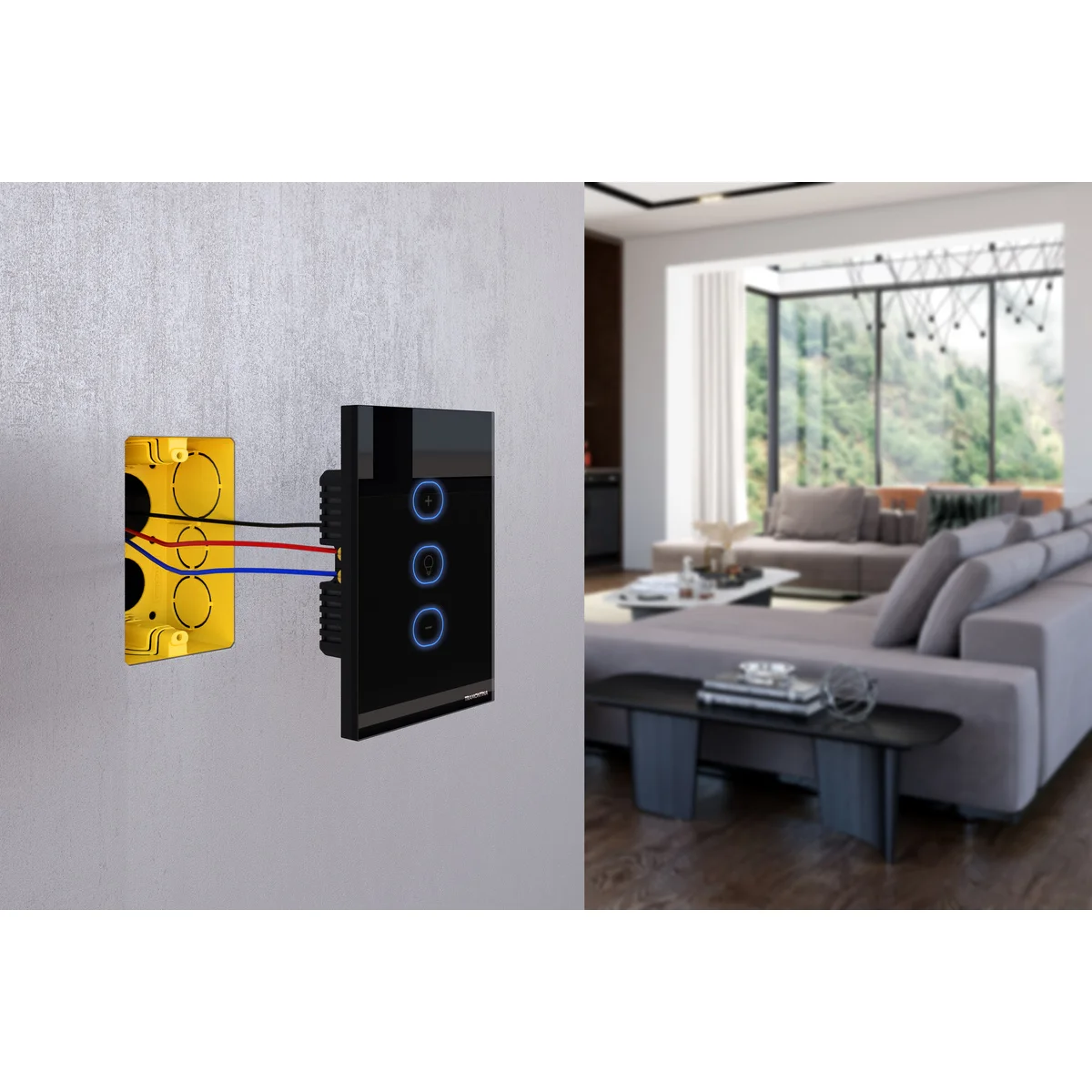 Dimmer Onne Smart Tramontina Preto